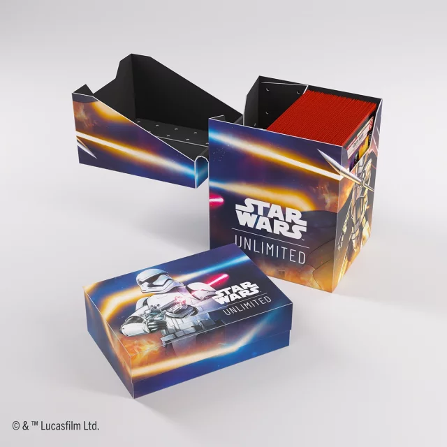 Krabička na karty Gamegenic - Star Wars: Unlimited Soft Crate Captain Phasma Stormtrooper