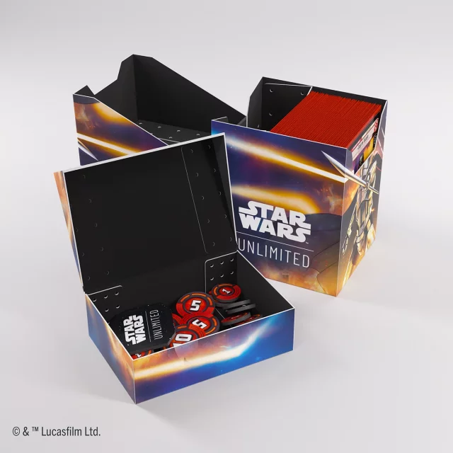 Krabička na karty Gamegenic - Star Wars: Unlimited Soft Crate Captain Phasma Stormtrooper