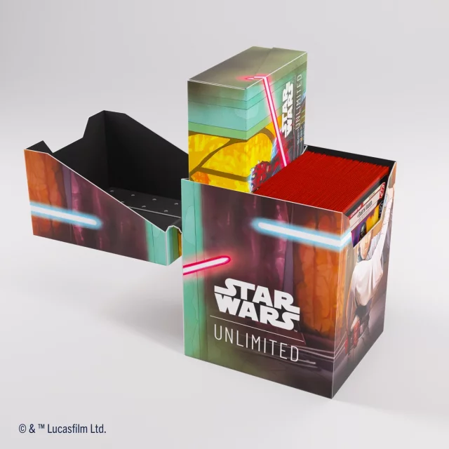 Krabička na karty Gamegenic - Star Wars: Unlimited Soft Crate Obi-Wan/Darth Maul