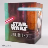 Krabička na karty Gamegenic - Star Wars: Unlimited Soft Crate Obi-Wan/Darth Maul