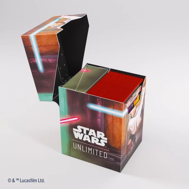 Krabička na karty Gamegenic - Star Wars: Unlimited Soft Crate Obi-Wan/Darth Maul