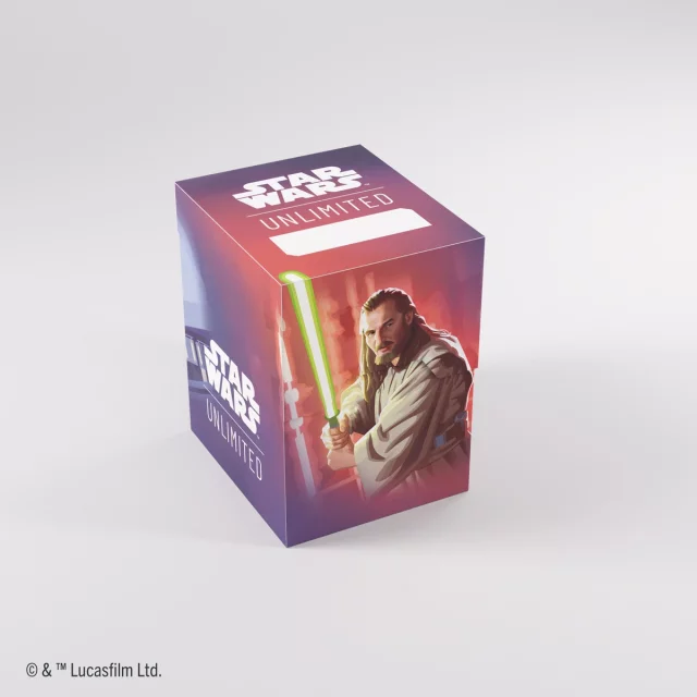 Krabička na karty Gamegenic - Star Wars: Unlimited Soft Crate Qui-Gon Jinn