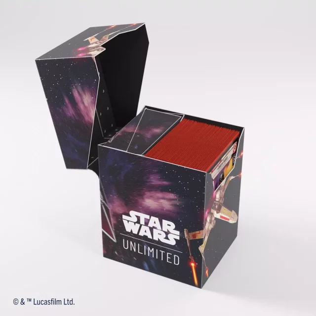 Krabička na karty Gamegenic - Star Wars: Unlimited Soft Crate X-Wing/TIE Fighter