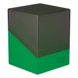 Krabička na karty Ultimate Guard - Boulder Deck Case Black/Green (100+)