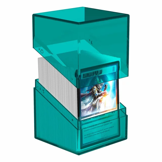 Krabička na karty Ultimate Guard - Boulder Deck Case Clear Malachite (100+)