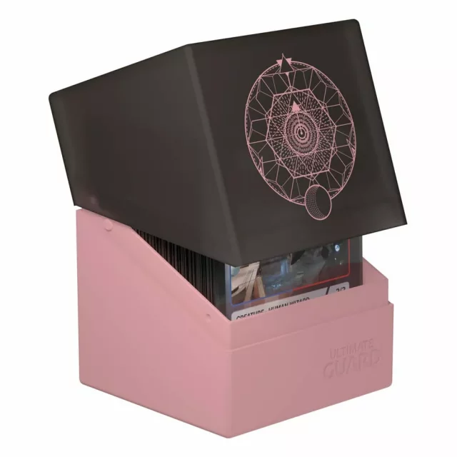 Krabička na karty Ultimate Guard - Boulder Deck Case Druidic Secrets Fatum (Dusty Pink) (100+)
