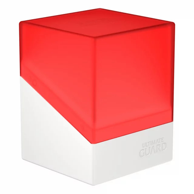 Krabička na karty Ultimate Guard - Boulder Deck Case Red/White (100+)