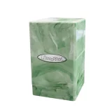 Krabička na karty Ultra Pro - Marble Satin Tower (Lime Green / White)