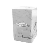 Krabička na karty Ultra Pro - Marble Satin Tower (White/Black)