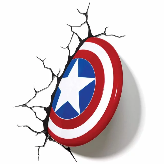 Lampička Marvel - Captain America Shield 3D