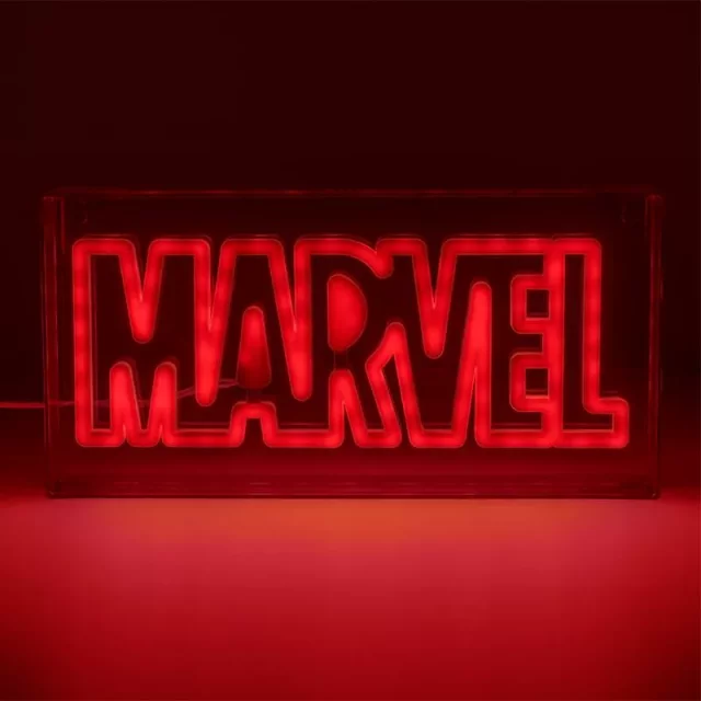 Lampička Marvel - Logo LED Neon