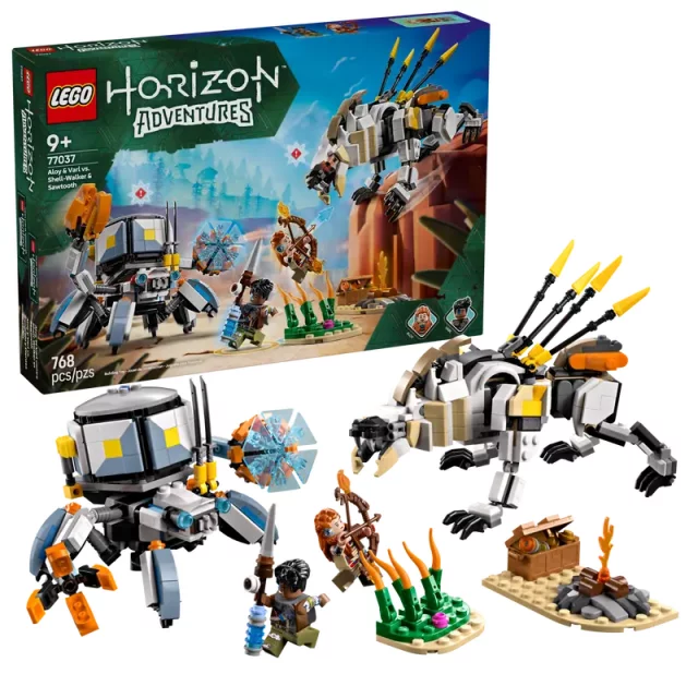 Lego Horizon: Forbidden West - Aloy a Varl vs. Shell-Walker a Sawtooth