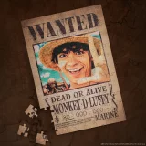 Magnetické Puzzle One Piece - Luffy Wanted Poster