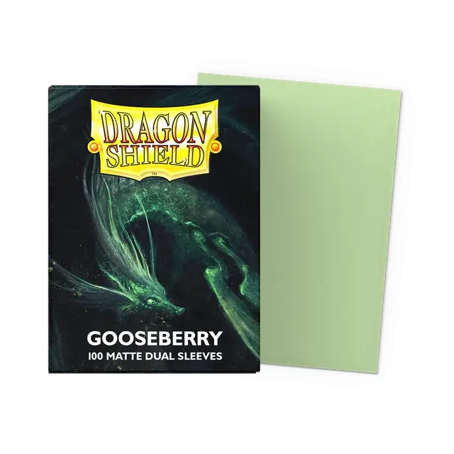 Ochranné obaly na karty Dragon Shield - Dual Sleeves Gooseberry (100 ks)