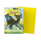 Ochranné obaly na karty Dragon Shield - Matte Dual Sleeves Yellow & Silver (100 ks)