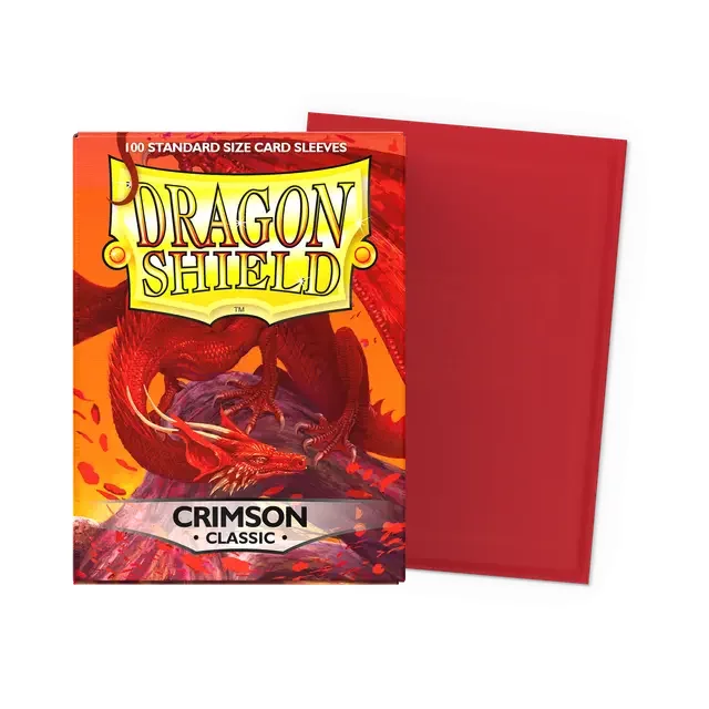 Ochranné obaly na karty Dragon Shield - Standard Sleeves Classic Crimson (100 ks)