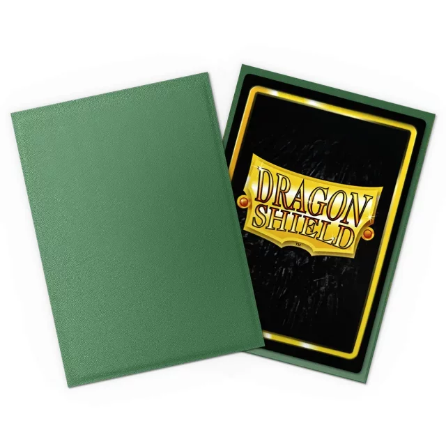 Ochranné obaly na karty Dragon Shield - Standard Sleeves Non-Glare Matte Forest Green (100 ks)