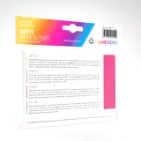 Ochranné obaly na karty Gamegenic - Prime Sleeves Matte Pink (100 ks)