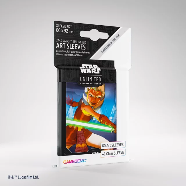 Ochranné obaly na karty Gamegenic - Star Wars: Unlimited Art Sleeves Ahsoka Tano (61 ks)