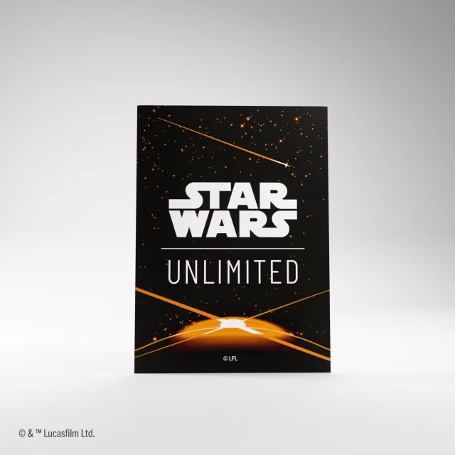 Ochranné obaly na karty Gamegenic - Star Wars: Unlimited Art Sleeves Card Back Orange (62 ks)