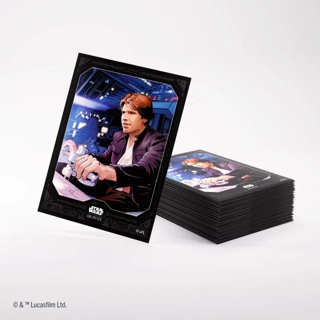 Ochranné obaly na karty Gamegenic - Star Wars: Unlimited Art Sleeves Han Solo (62 ks)