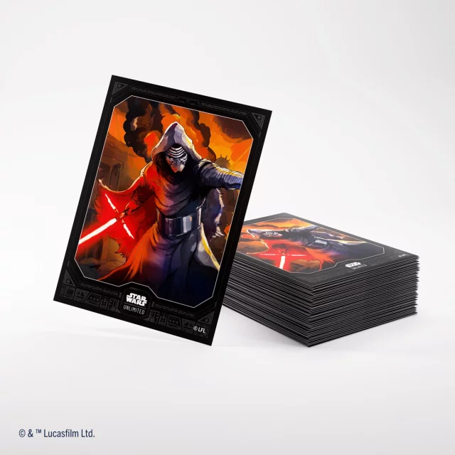 Ochranné obaly na karty Gamegenic - Star Wars: Unlimited Art Sleeves Kylo Ren (61 ks)