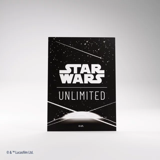 Ochranné obaly na karty Gamegenic - Star Wars: Unlimited Art Sleeves Logo White (61 ks)