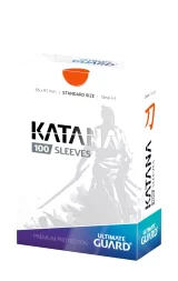 Ochranné obaly na karty Ultimate Guard - Katana Sleeves Standard Size Orange (100 ks)