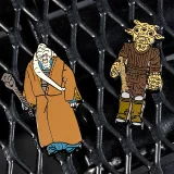 Odznak Star Wars - Bib Fortuna & Ree-Yees (Pin Kings)