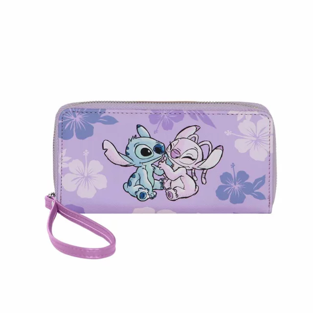 Peněženka dámská Lilo & Stitch - Stitch & Angel Lilac