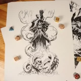 Plakát Dungeon & Dragons - Limited Edition Lithograph Set (7ks)