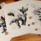 Plakát Dungeon & Dragons - Limited Edition Lithograph Set (7ks)