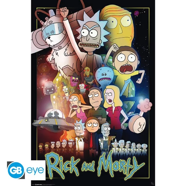 Plakát Rick and Morty - Wars