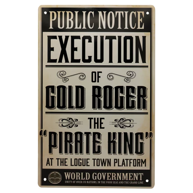 Plechové cedule One Piece - Tin Sign (3 ks)