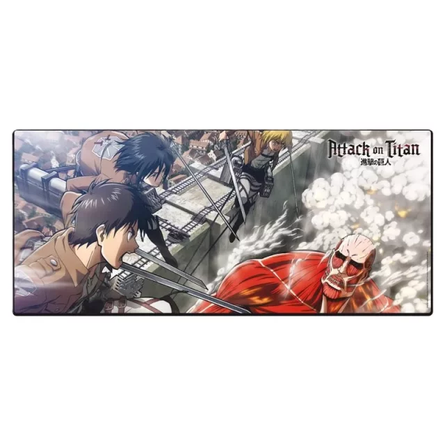 Podložka pod myš Attack on Titan - Eren vs Colossal Titan