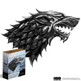 Puzzle Game of Thrones - Metallic Sigil Stark (dřevěné)