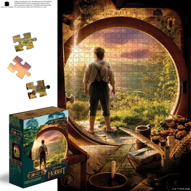 Puzzle The Hobbit - At the Door of Adventure (dřevěné)