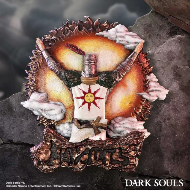 Replika Dark Souls - Plaketa na zeď Solaire (Nemesis Now)