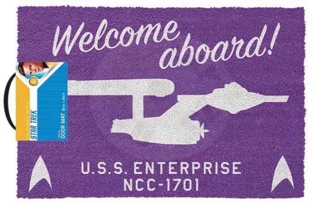 Rohožka Star Trek - Welcome aboard!