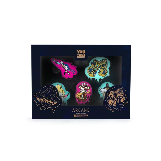 Sada odznaků League of Legends: Arcane - Arcane Pin Set (Youtooz)