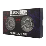 Sada sběratelských medailonů Transformers - Autobot & Decepticon Limited Edition (2 ks)