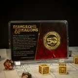 Sběratelská mince Dungeons & Dragons - 50th Anniversary Limited Edition (pozlacená)