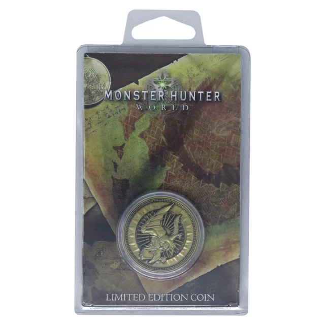 Sběratelská mince Monster Hunter World - Dragon Coin Limited Edition