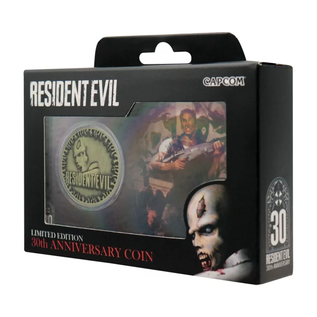 Sběratelská mince Resident Evil - 30th Anniversary Presentation Coin