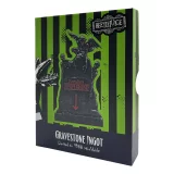 Sběratelská plaketka Beetlejuice - Gravestone Limited Edition