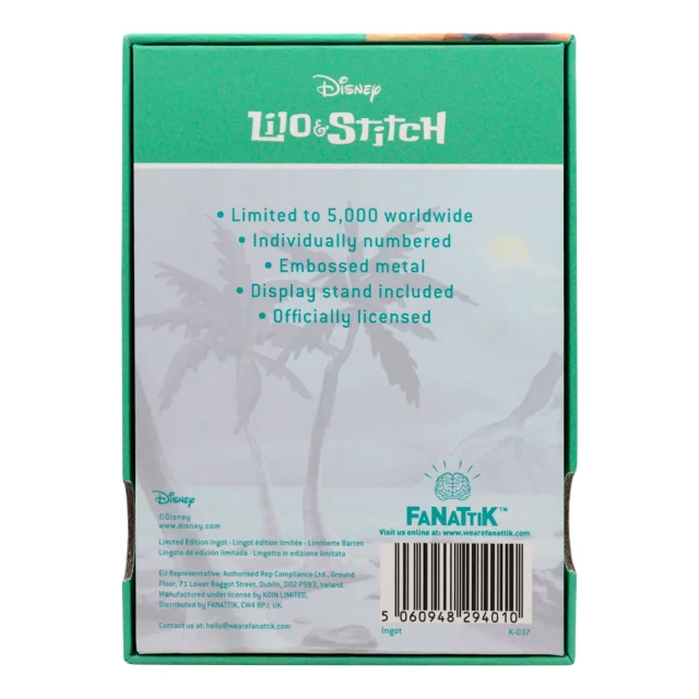 Sběratelská plaketka Disney - Lilo & Stitch Ingot