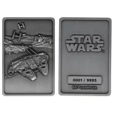 Sběratelská plaketka Star Wars - Millenium Falcon Ingot Limited Edition