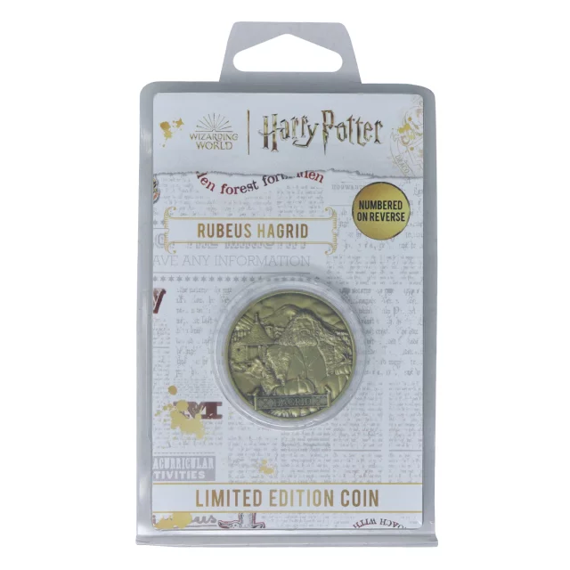 Sběratelský mince Harry Potter - Rubeus Hagrid Limited Edition