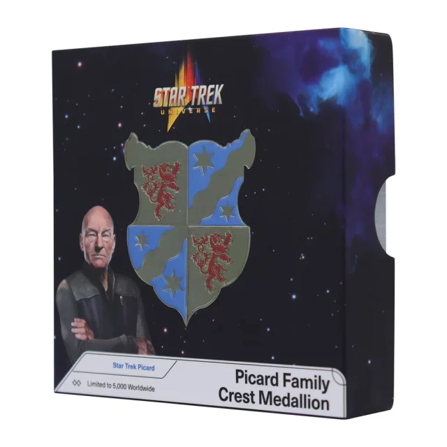 Sběratelský medailon Star Trek - Picard Family Crest Limited Edition