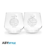 Sklenice One Piece - Devil Fruit Glass Set (2 ks)